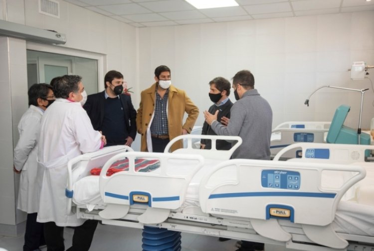 Kicillof en el nuevo Hospital Respiratorio de Navarro: “Es una obra que le cambia la vida al pueblo”