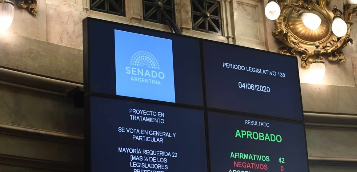 El Senado avaló decretos de Alberto Fernández para aplacar los efectos del Covid19