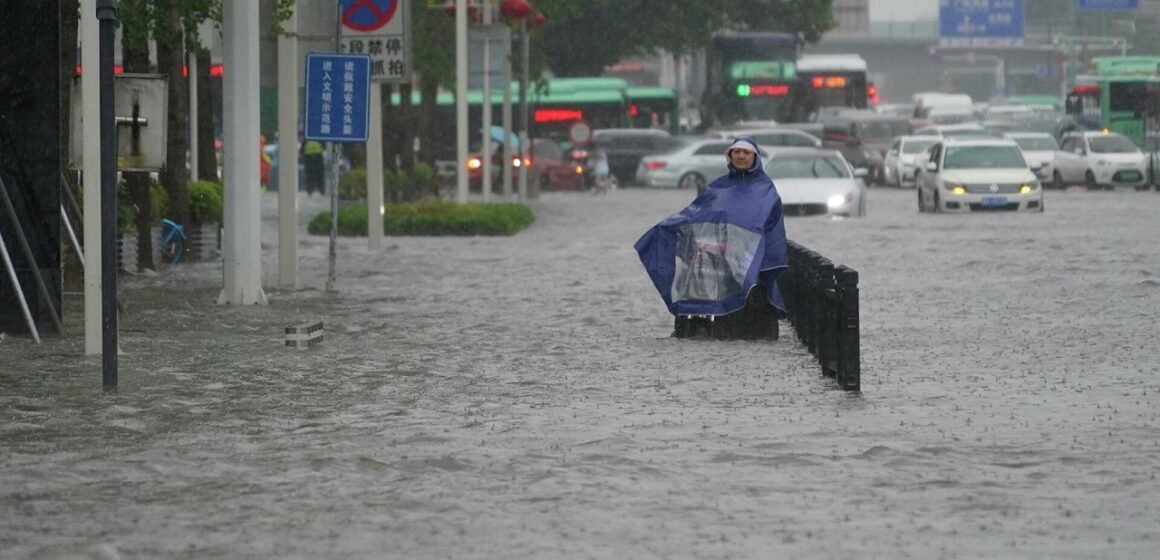 Dramáticas inundaciones en China causadas por la lluvia