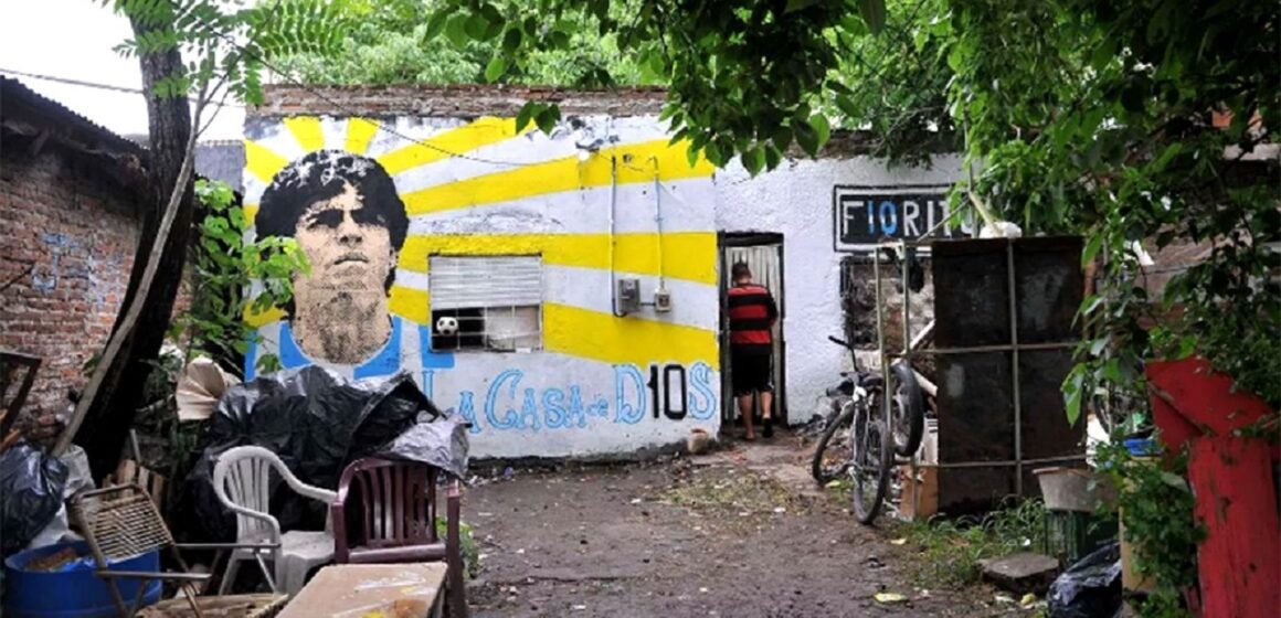 Declararon lugar histórico nacional a la casa natal de Diego Maradona en Villa Fiorito