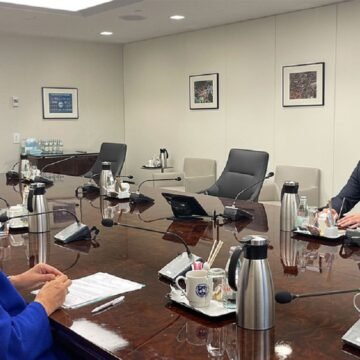 Martín Guzmán se reunió con Georgieva y David Lipton