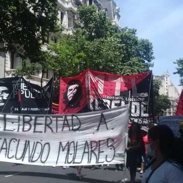 Libertad a Facundo Molares: No a su extradición a Colombia