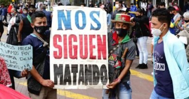 Colombia: Séptima masacre en lo que va del 2022
