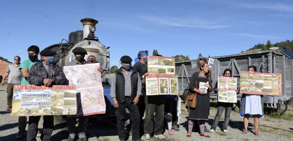 Protesta del pueblo mapuche por su situación en Esquel