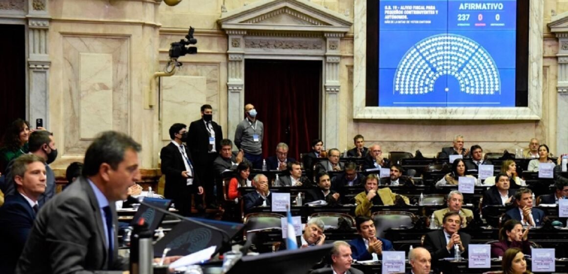 Diputados aprobó por unanimidad el alivio fiscal para monotributistas y autónomos