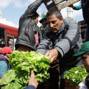 Verdurazo de la UTT frente al Congreso: donarán 20 mil kilos de alimentos