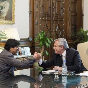 El Presidente mantuvo un encuentro con Evo Morales