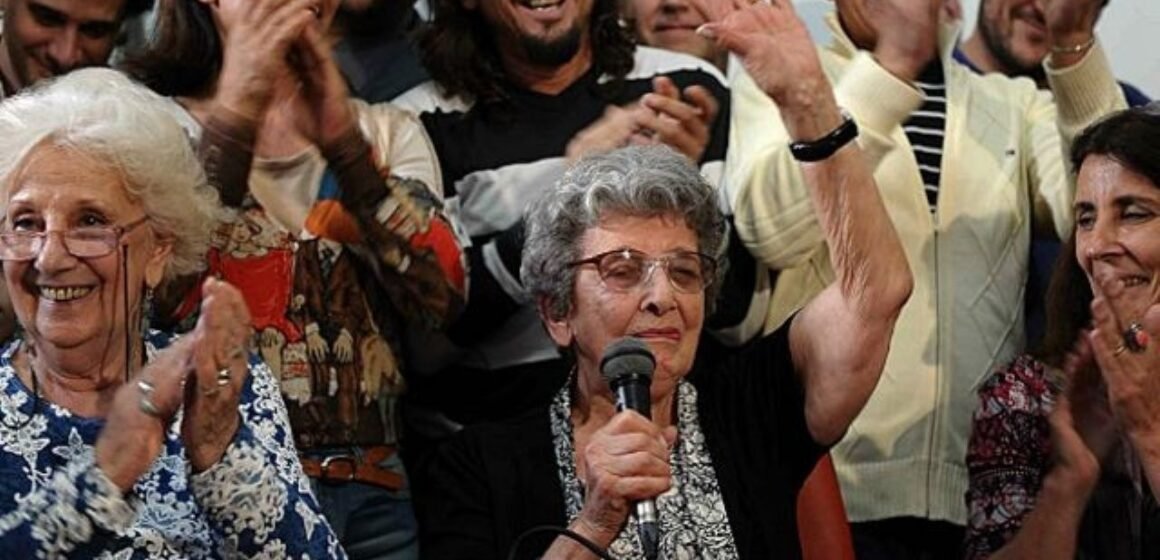 Conmoción por el fallecimiento de Delia Giovanola, una de las fundadoras de Abuelas de Plaza de Mayo