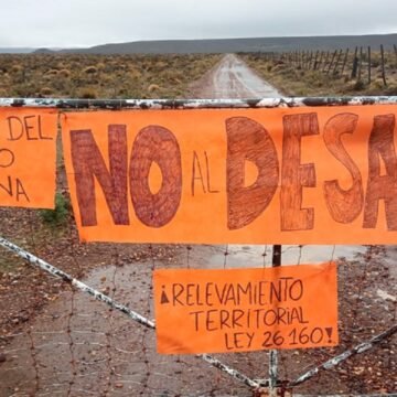 Lof Hue Newen: la policía cerca el predio Comunitario Mapuche con intenciones de desalojo