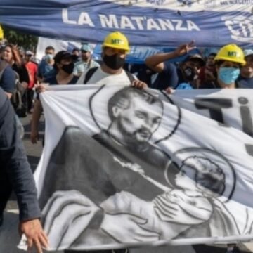 San Cayetano: movimientos sociales marcharon por “Pan, Paz y Trabajo”
