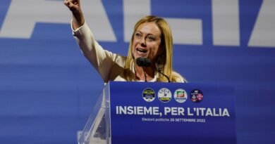Elecciones en Italia: Triunfó la derecha con Meloni a la cabeza