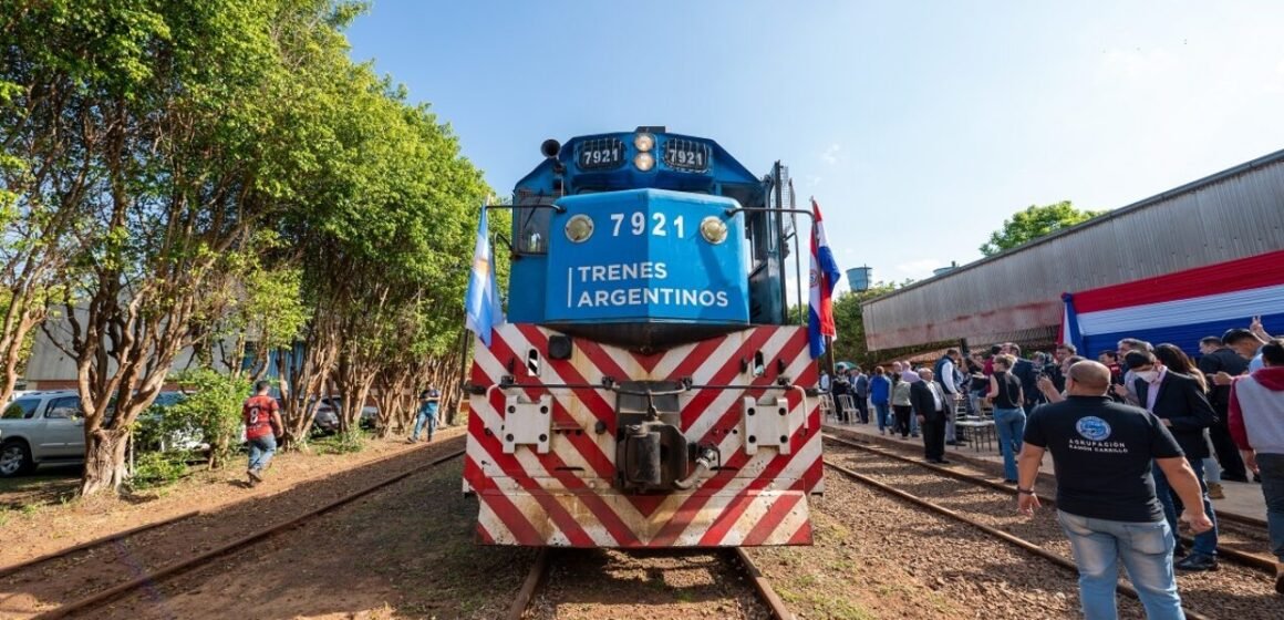 Volvió el servicio de trenes de cargas entre Argentina y Paraguay