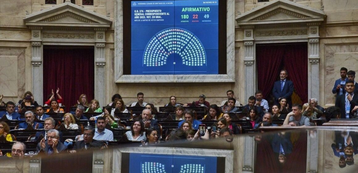 La Cámara de Diputados aprobó y giró al Senado el proyecto de Presupuesto 2023