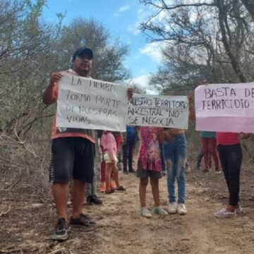 Un acampe comunitario se opone al desmonte y alambrado de un territorio ancestral Wichi