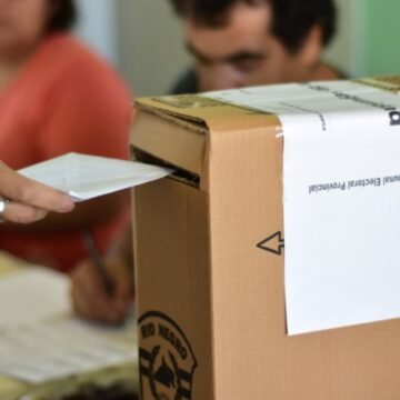 Comienza el periodo electoral: Se vota en Río Negro