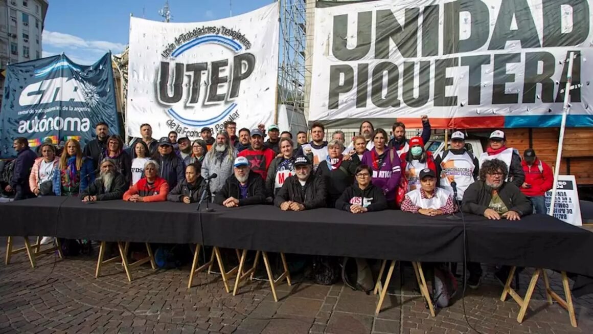 UTEP y Unidad Piquetera movilizarán juntas contra el ajuste del gobierno nacional