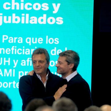 Massa anunció que financiará al deporte con impuestos a bebidas alcohólicas