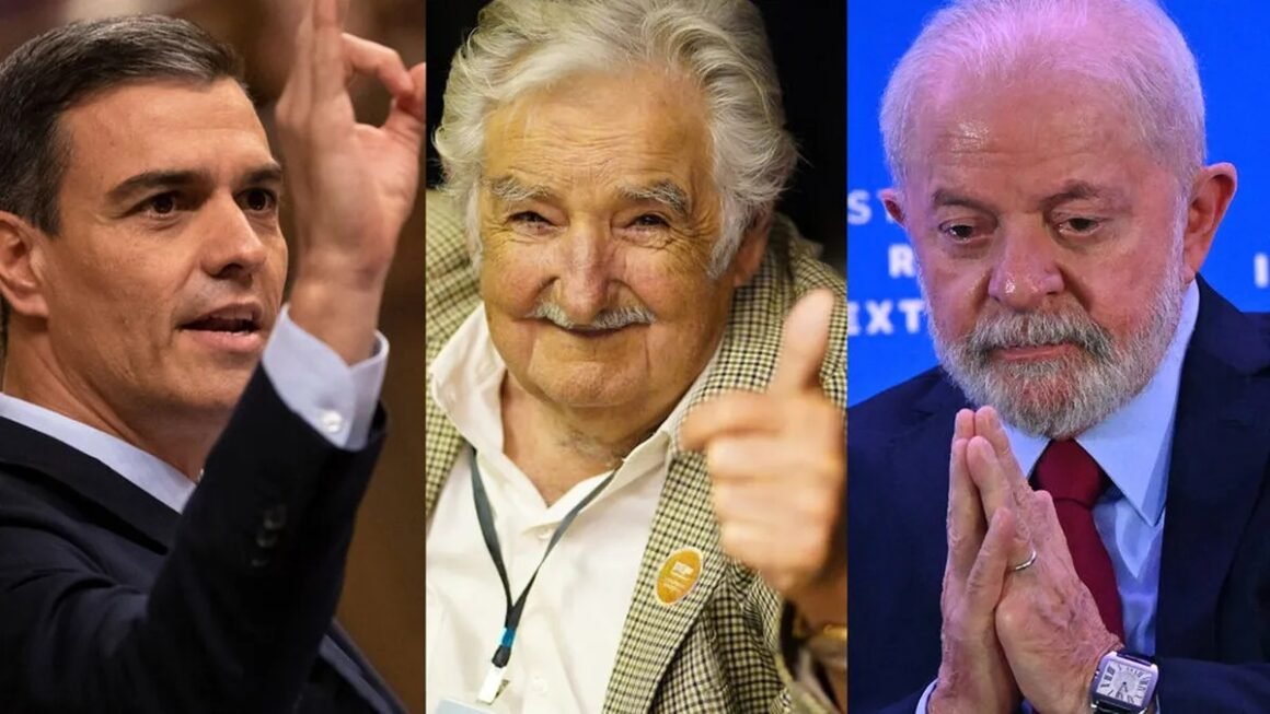 Mujica, Sánchez y Lula manifestaron su apoyo a Massa