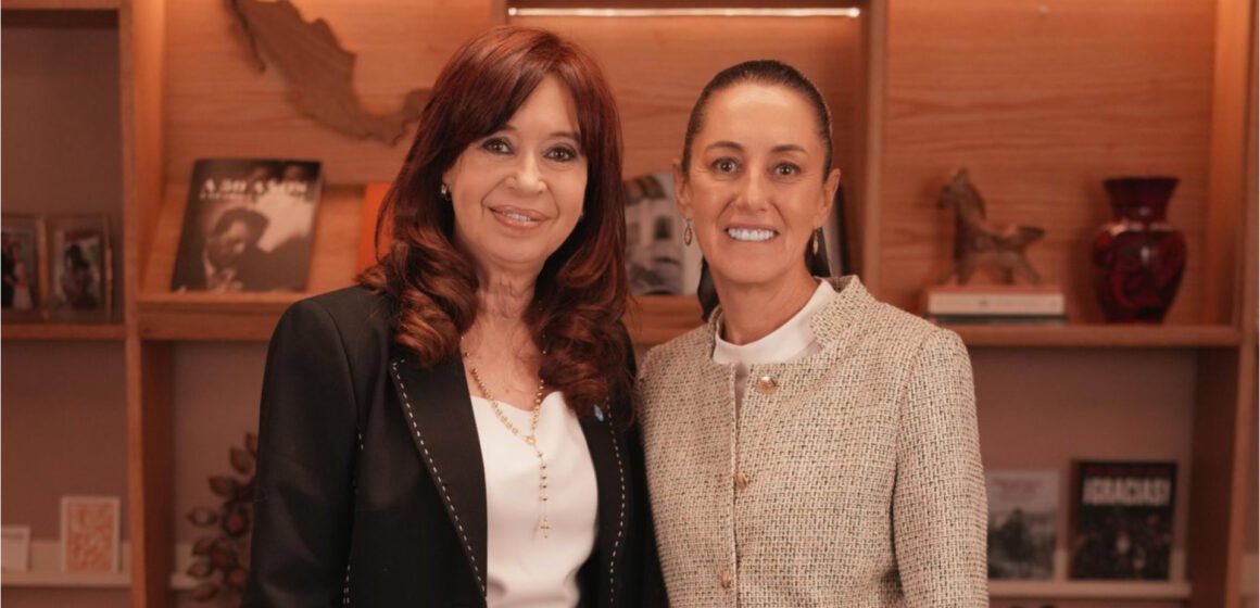 Reunión histórica entre Cristina Kirchner y Claudia Sheinbaum