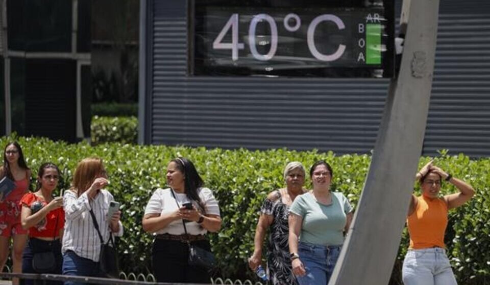 Otra ola de calor en Brasil, temperaturas de +40 grados